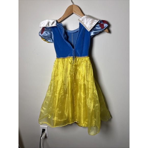 Snow White Disney Costume Toddler Dress With Velour Top, 3T - Picture 5 of 9